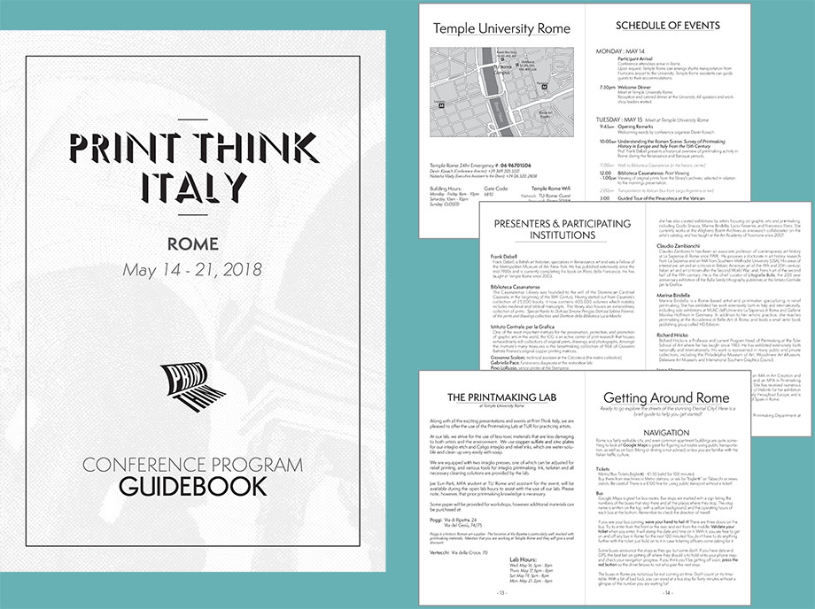 Print Think Italy - Conference Booklet (2018)